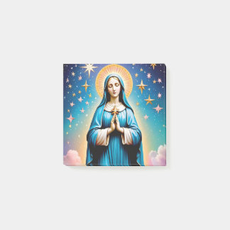 Bloco De Notas Notas de Posto da Virgin Mary