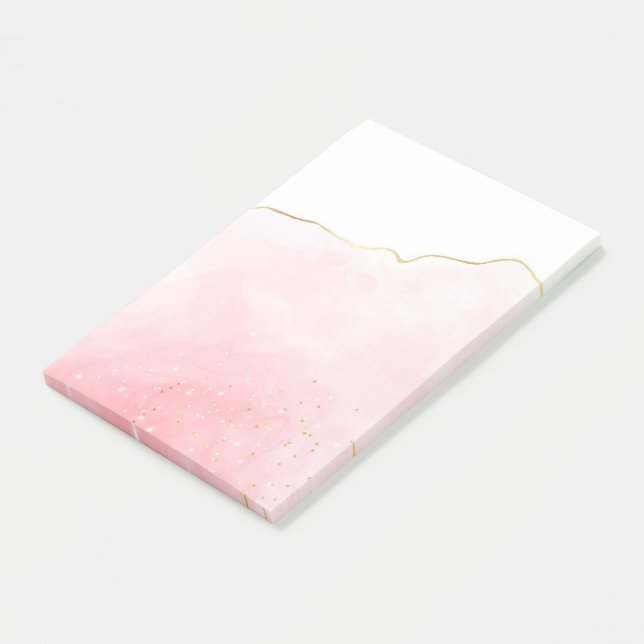 Bloco De Notas Notas de Posto de Aquarela (Inclinado)