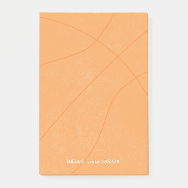 Bloco De Notas Notas de Posto de basquete (Frente)