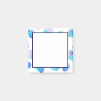 Bloco De Notas Notas de Posto de Brushstrokes de Aquarela