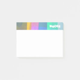 Bloco De Notas Notas de Posto de Camadas Pintadas