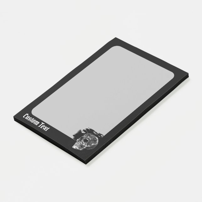 Bloco De Notas Notas de Posto de crânio (Inclinado)