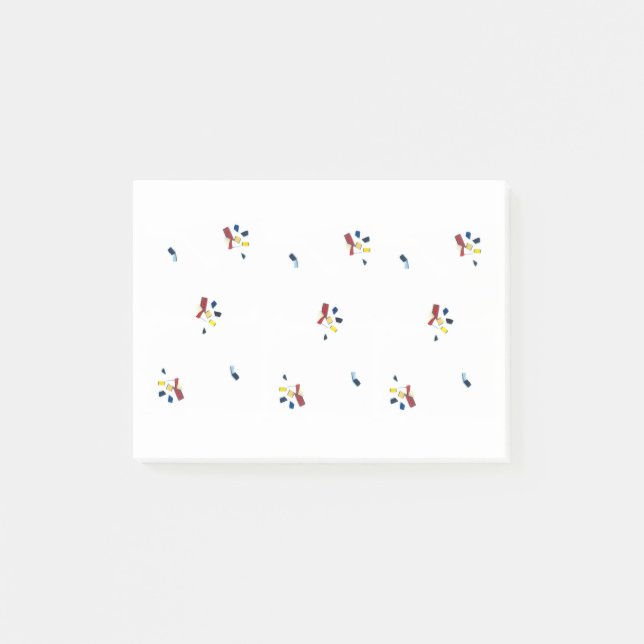 Bloco De Notas Notas de Posto de "Ffetti Divertido" (Frente)