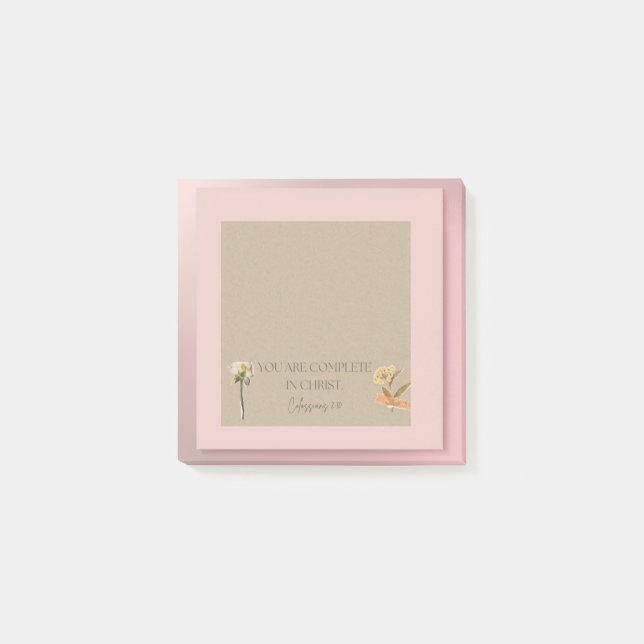 Bloco De Notas Notas de Posto de Jots Jots Jovens (Frente)