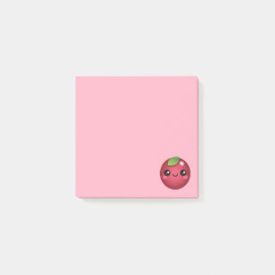 Bloco De Notas Notas de Posto de Kawaii Cranberry