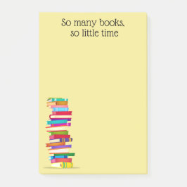 Bloco De Notas Notas de Posto do Book Lover