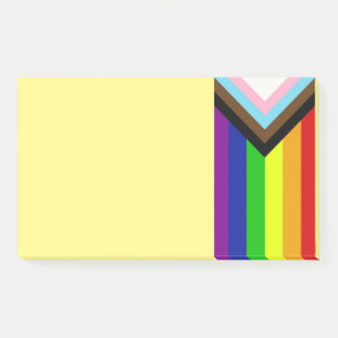 Bloco De Notas Notas de Posto do botão de orgulho LGBTQ+