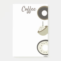 Notas de Posto do Café de Rosquinha de Chocolate d