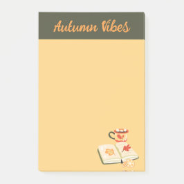Bloco De Notas Notas de Posto do Cozy Autumn Vibes