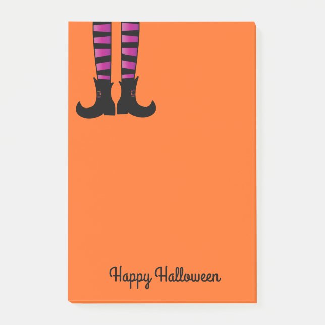 Bloco De Notas Notas de Posto do Halloween (Frente)