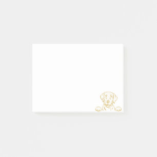Bloco De Notas Notas de Posto do laboratório amarelo de 4"x3"