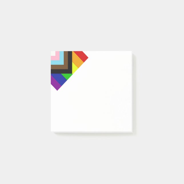 Bloco De Notas Notas de Posto do Orgulho LGBTQ+ (Frente)