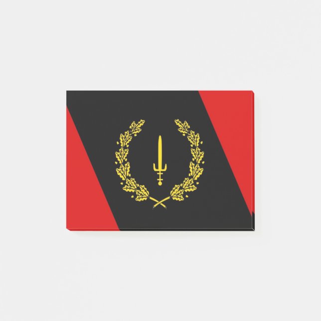 Bloco De Notas Notas de Posto do Patrimônio Negro Americano (Frente)