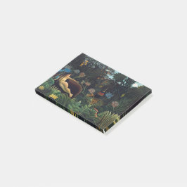 Bloco De Notas Notas de Posto do Sonho de Henri Rousseau (1910)