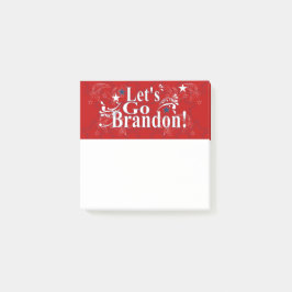 Bloco De Notas Notas de Posto do vamos Go Brandon