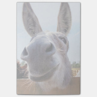 Bloco De Notas Notas de Posto Donkey sorridentes