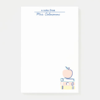 Bloco De Notas Notas de posto dos professores