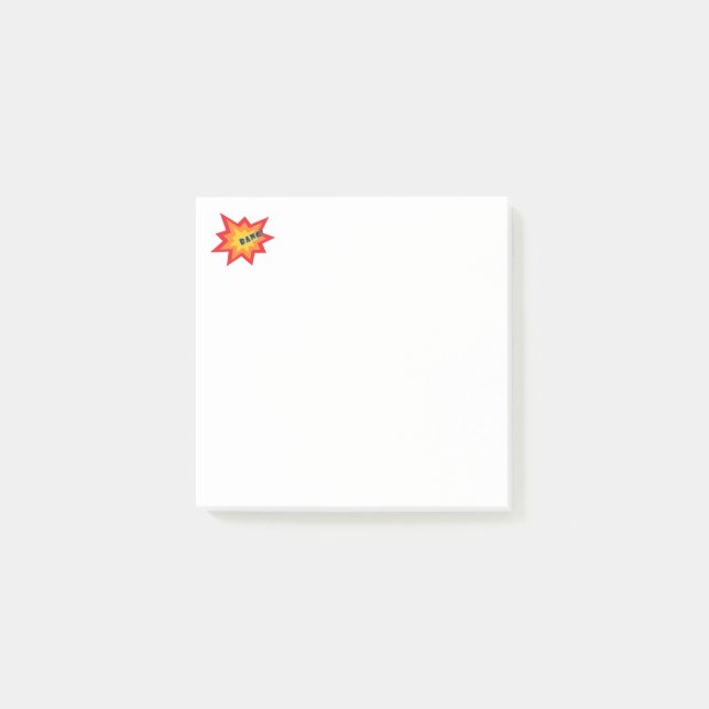 Bloco De Notas Notas de Posto em quadrinhos (Frente)