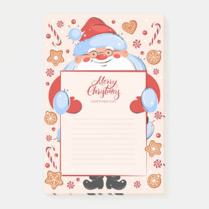 Bloco De Notas Notas de Posto Feliz de Natal