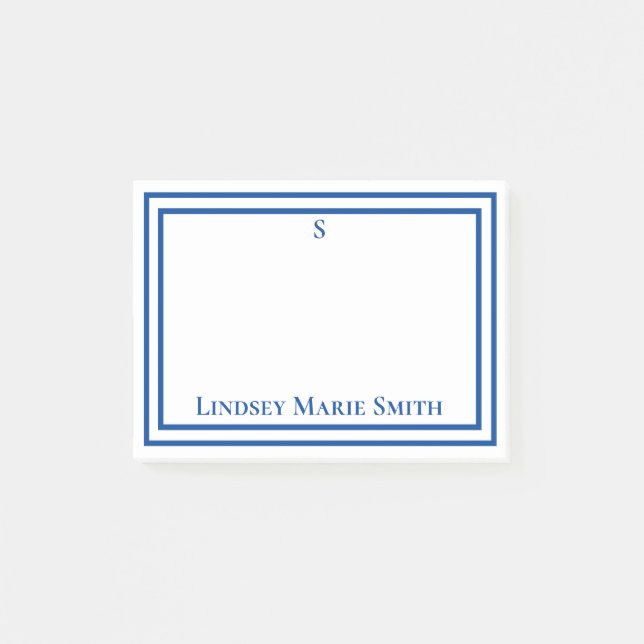 Bloco De Notas Notas de Posto FRAMED PERSONALIZADAS (Frente)