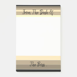 Bloco De Notas Notas De posto Para O Chefe