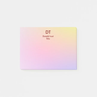 Bloco De Notas Notas de Posto personalizadas