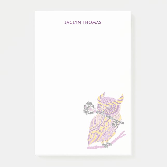 Bloco De Notas Notas de Posto Personalizadas da Coroa Excelente R (Frente)