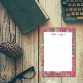 Bloco De Notas Notas de Posto Personalizadas da Lista de Feriados