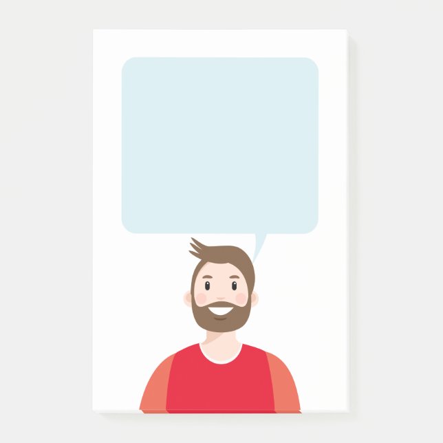 Bloco De Notas Notas de Posto personalizadas do Avatar (Frente)
