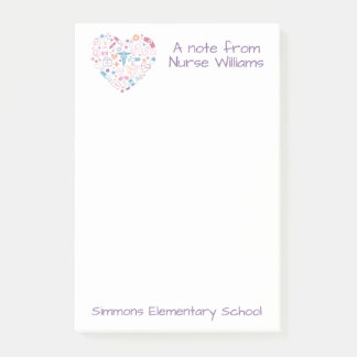 Bloco De Notas Notas de Posto Personalizadas do Enfermeiro Escola