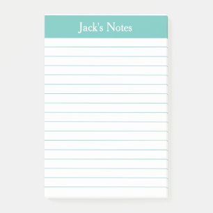 Bloco De Notas Notas de Posto Personalizado Vinculado Clássico Aq