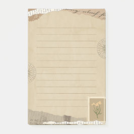 Bloco De Notas Notas de Posto Vintage