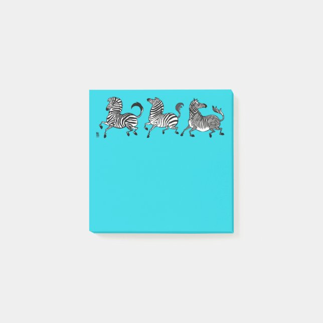 Bloco De Notas Notas de Posto Zebra (Frente)