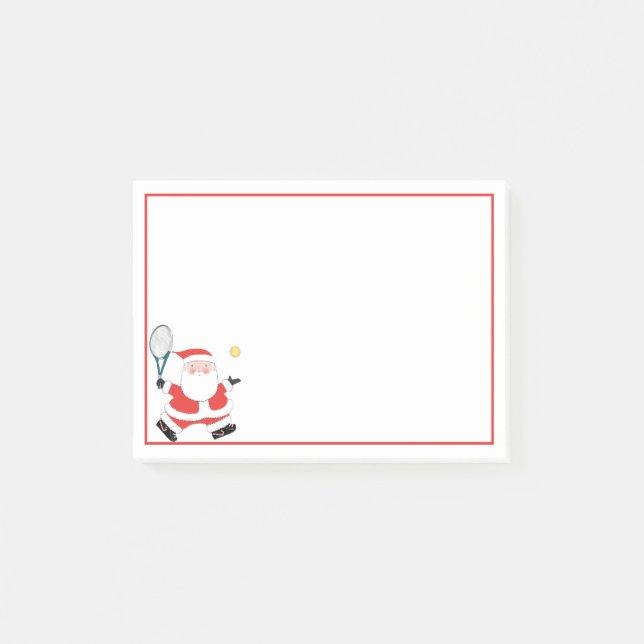 Bloco De Notas Notas de Presentes de Férias de Tênis (Frente)