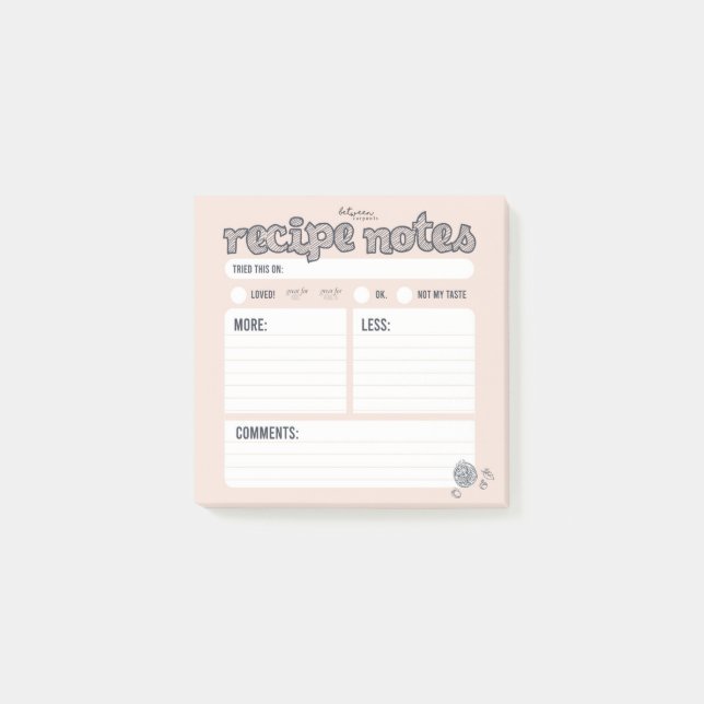 Bloco De Notas Notas de Receita (Frente)