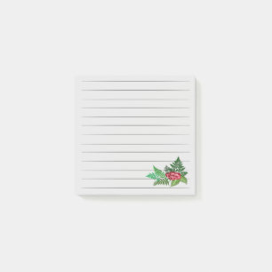 Bloco De Notas Notas de Samambaias e Flores