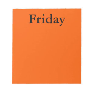 Bloco De Notas Notas de Sexta-Feira do Dia das Ferramentas do Cal