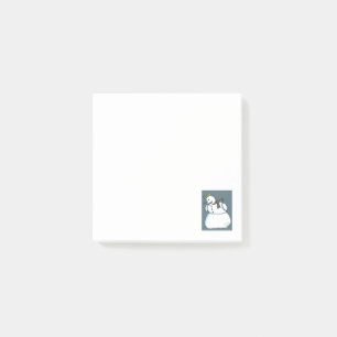 Bloco De Notas Notas de Snowman Posit