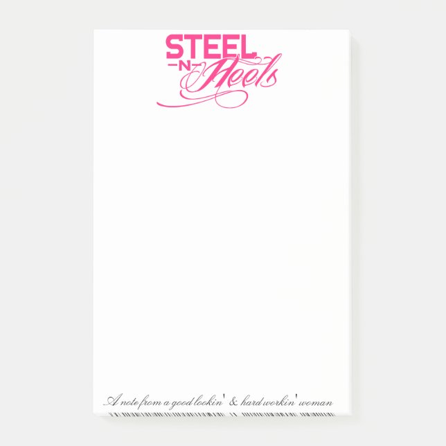 Bloco De Notas Notas de um colega de trabalho fêmea (Frente)