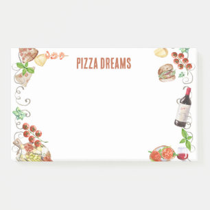 Bloco De Notas Notas de um sonho de pizza
