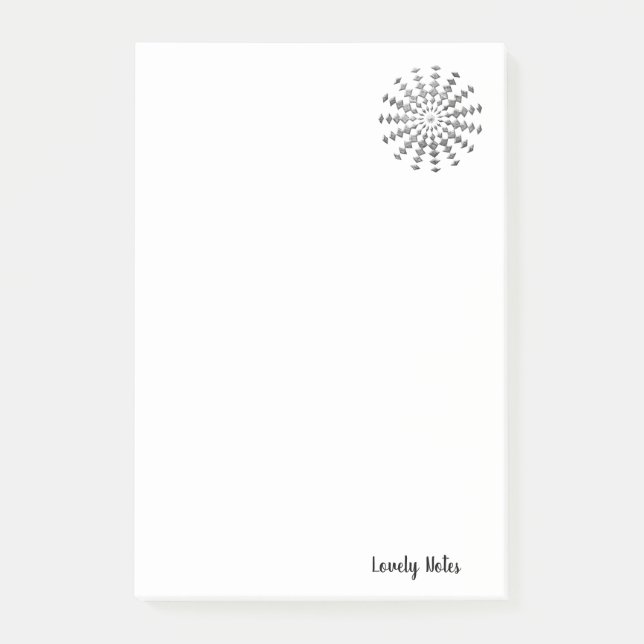 Bloco De Notas Notas Diamante (Frente)