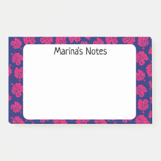 Bloco De Notas Notas do Happy Hibiscus Flower Personal Post-it®