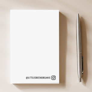 Bloco De Notas Notas do Instagram Sticky   Seu Posto Insta Name®