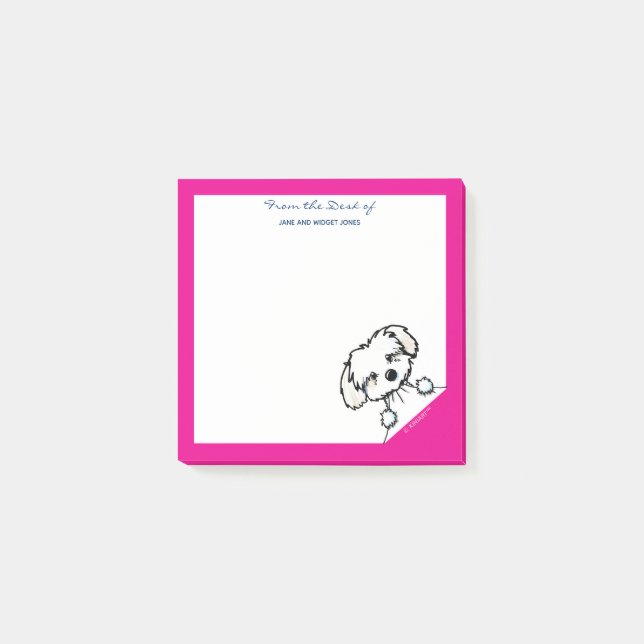 Bloco De Notas Notas do KiniArt Havanese (Frente)