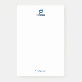 Bloco De Notas Notas do logotipo pós-it®