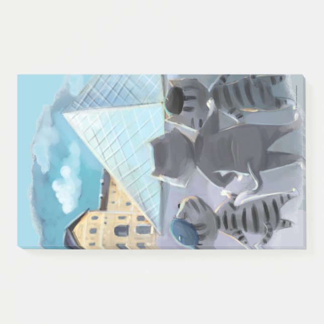 Bloco De Notas Notas do Louvre 10" x 6" (Frente)