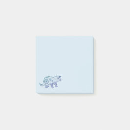 Bloco De Notas Notas do Mandala Dinosaur Art Post-it®