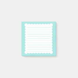Bloco De Notas Notas do Mint Blue Post-it®