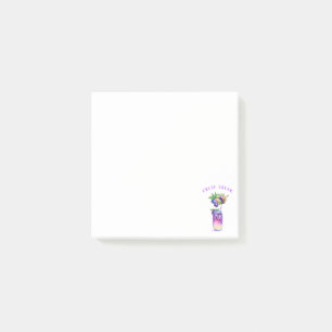Bloco De Notas Notas do Post-it® de Bebida de Aroma Fresca