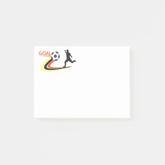 Bloco De Notas Notas do Posto de futebol (Frente)